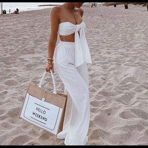 LIMITED EDITION WHITE MORE LOVE LINEN SET